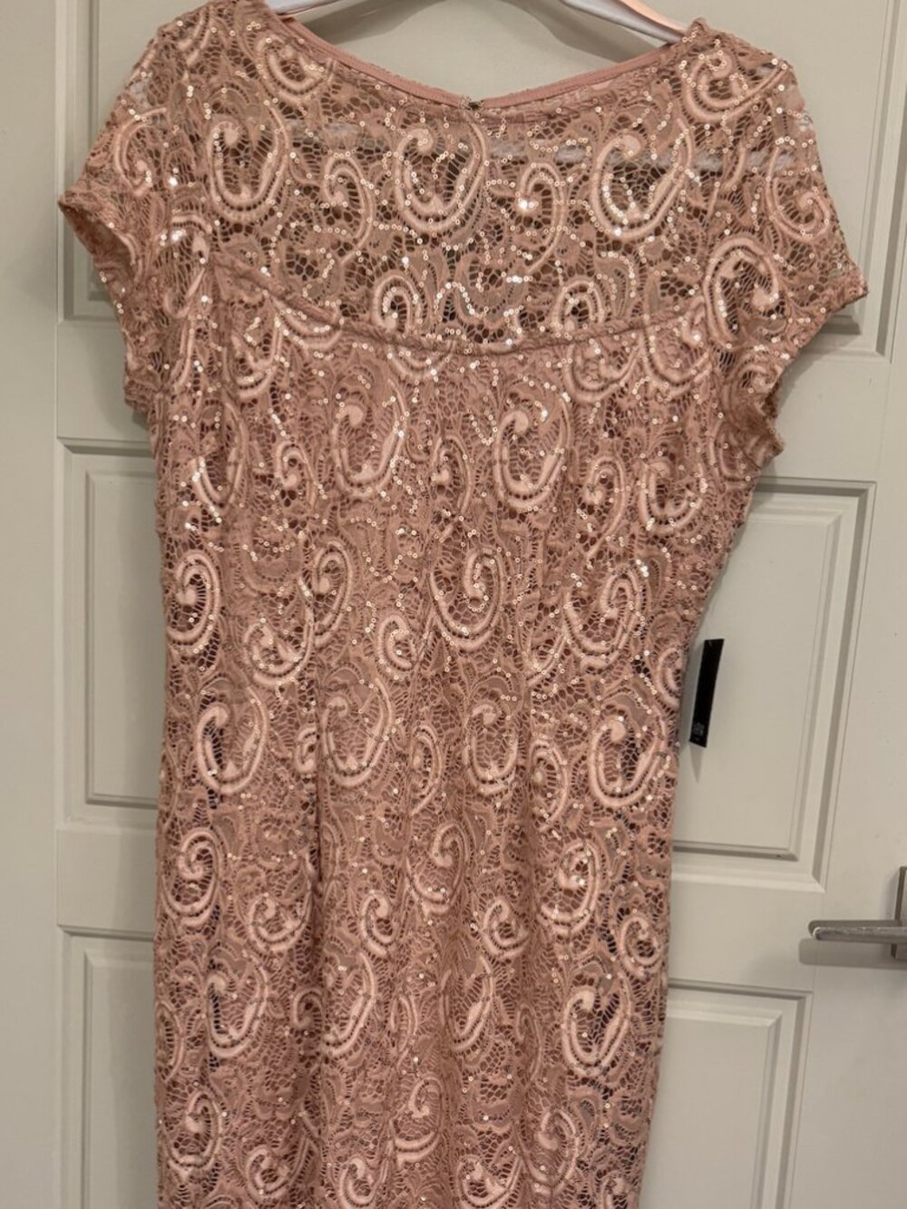 Marina Rose Pink Sequin Midi Dress | size: 12